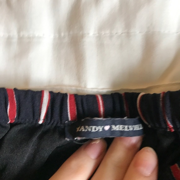 Adorable striped brandy Melville pants - Picture 2 of 2